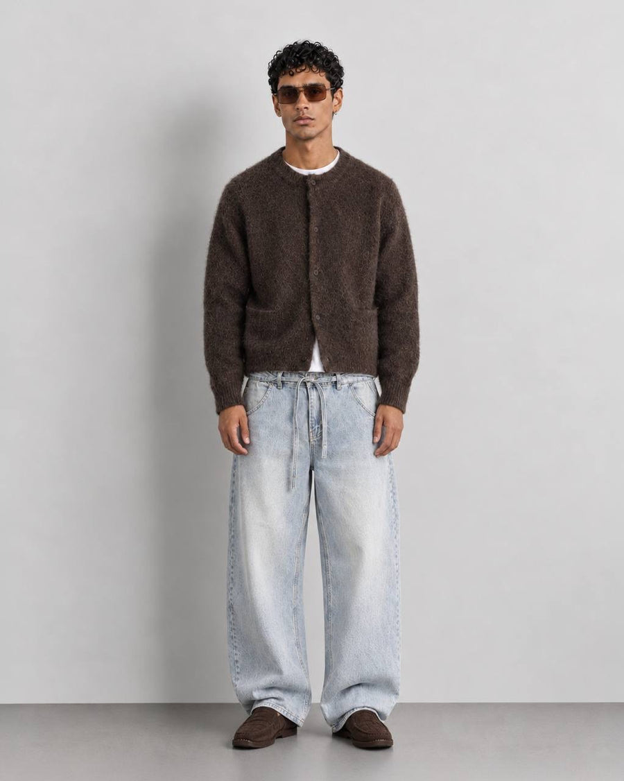 Baggy Jeans – Light Wash – ג'ינס באגי בשטיפה בהירה | MIDLÉEZ